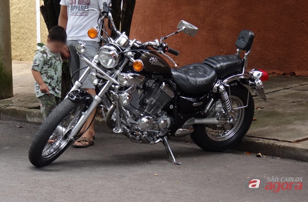 Moto foi localizada com ajuda do programa de rádio. (foto Marcio David) -