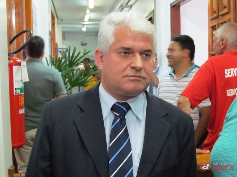 Marquinho Amaral é eleito presidente da Câmara Municipal de São Carlos. (Foto: Tiago da Mata / SCA). -