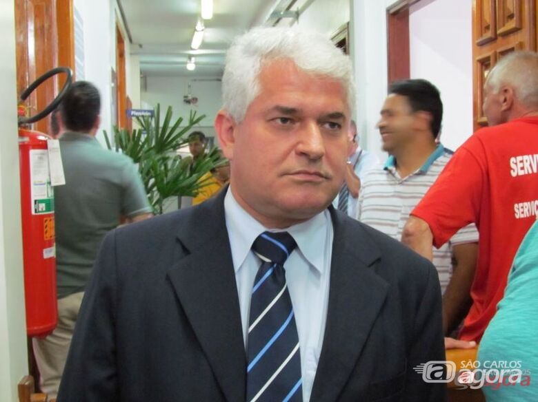 Marquinho Amaral é eleito presidente da Câmara Municipal de São Carlos. (Foto: Tiago da Mata / SCA). - 