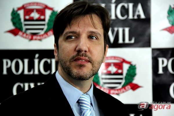 Gilberto de Aquino, delegado da DIG São Carlos. (Foto: Tiago da Mata). -