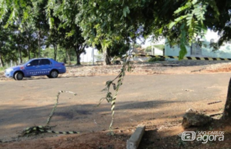 Rua onde a garota foi morta. (Araraquara.com) -