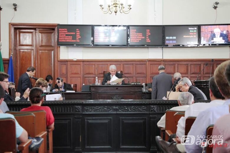 Plenário da Câmara na sessão de terça-feira -