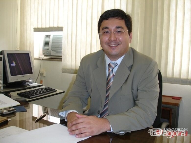 O promotor Marcelo Mizuno: homenagem reconhece importante trabalho realizado em São Carlos - 