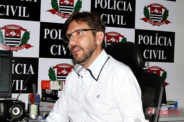 Equipe do delegado Gilberto de Aquino esclareceu oitro crimes de uma só vez. (foto Maycon Maximino) -