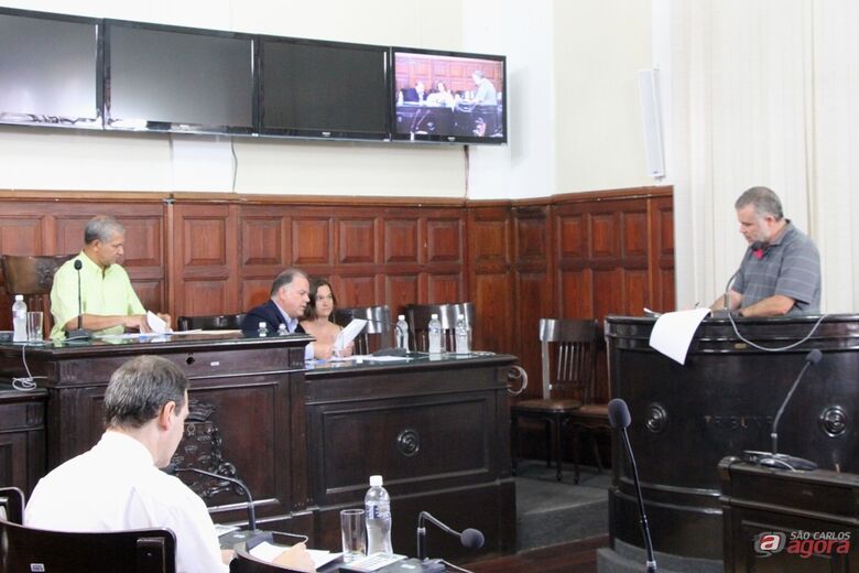 Audiência pública realizada nesta segunda-feira discutiu finanças municipais. (Assessoria de Imprensa CMSC) -