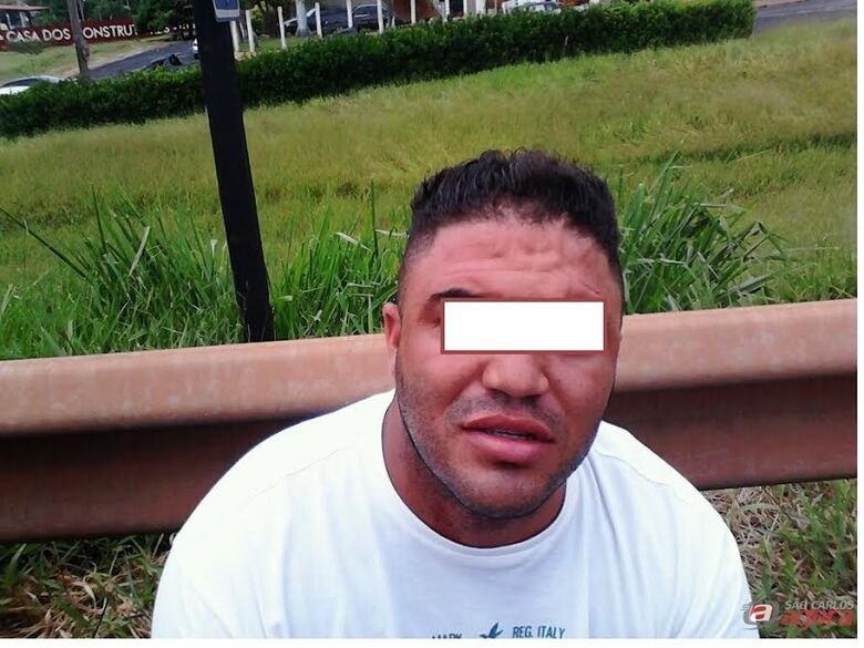 W.A.S., foi preso em Bocaína após cometer outro crime. -