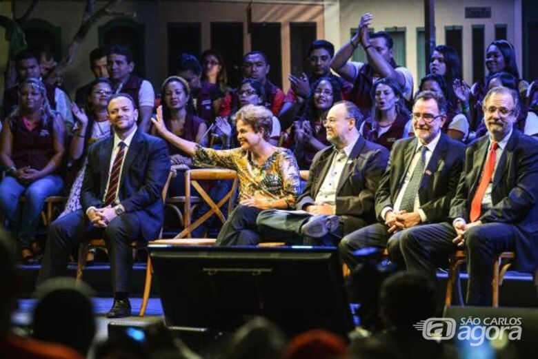 Em discurso no 3º Festival da Juventude Rural, Dilma defendeu o aumento da pena para o adulto que usar o jovem como escudo em uma organização criminosaValter Campanato/Agência Brasi -