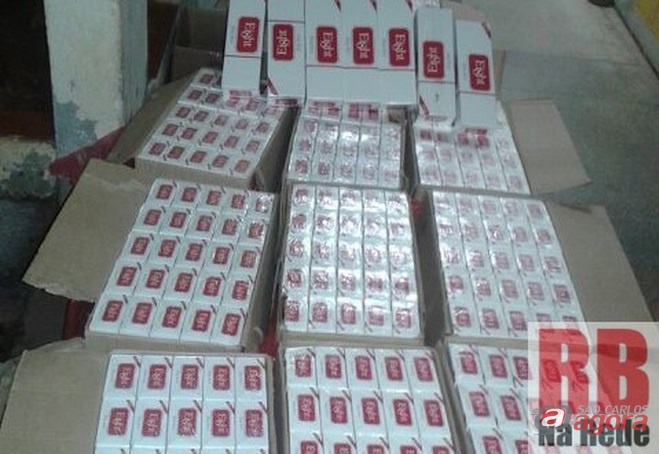 Cigarros foram levado até a Delegacia de Polícia (Foto: RB Na Rede) -
