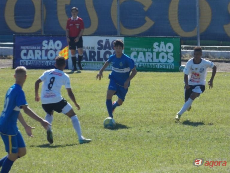 Equipes de base do São Carlos ficaram sem vitórias na rodada do Paulista. Foto: Divulgação -