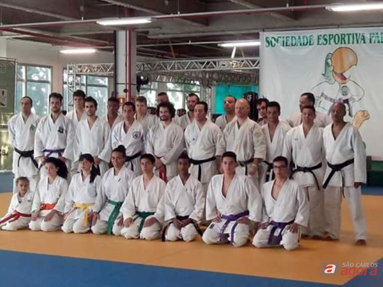 Equipe são-carlense durante as atividades em São Paulo. Preparação para os Regionais. Foto: Divulgação -