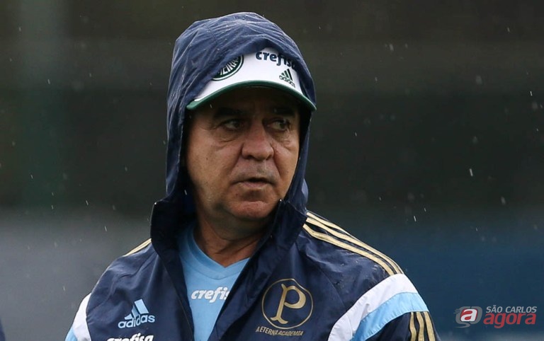 Marcelo Oliveira comanda o Palmeiras que busca a quarta vitória seguida no Brasileirão. Foto: Marcelo Greco/Agência Palmeiras/Divulgação -