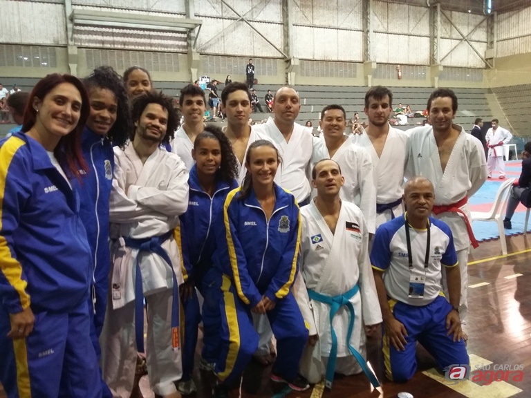 São-carlenses comemoram as conquistas nos Regionais. Fotos: Divulgação -
