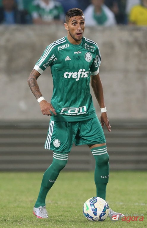 Rafael Marques marcou o primeiro gol da vitória palmeirense. Foto: Cesar Greco/Agência Palmeiras/Divulgação -