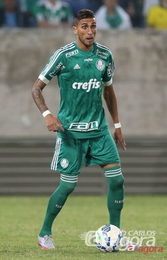 Rafael Marques marcou o primeiro gol da vitória palmeirense. Foto: Cesar Greco/Agência Palmeiras/Divulgação - 