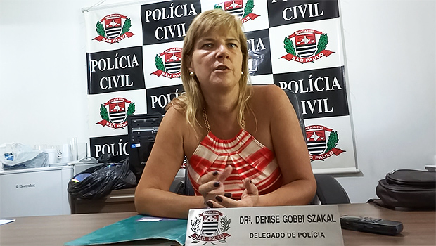 Delegada Denise Gobbi Szakal pediu a prisão temporária do pedreiro. (foto Arquivo) -