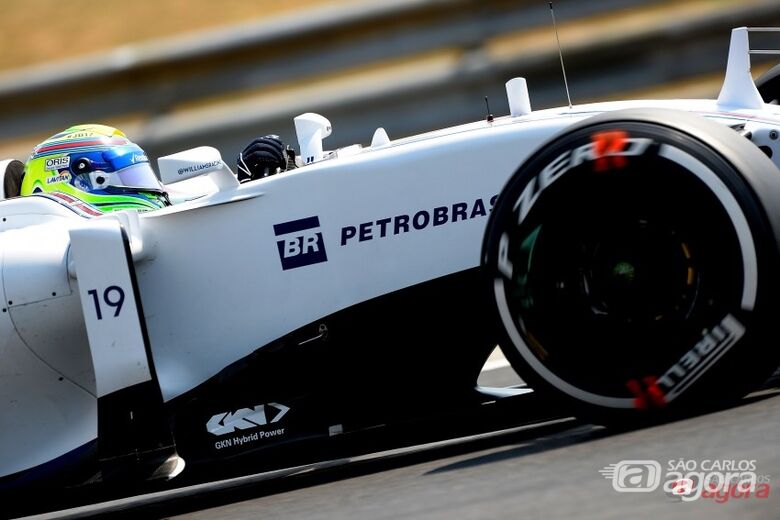 Williams de Felipe Massa não foi bem e brasileiro larga na 8ª posição. Foto: Studio Colombo Per Pirelli Media - 