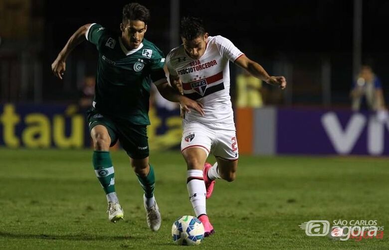 São Paulo fez uma partida irreconhecível diante do Goiás: Facebook São Paulo FC - 