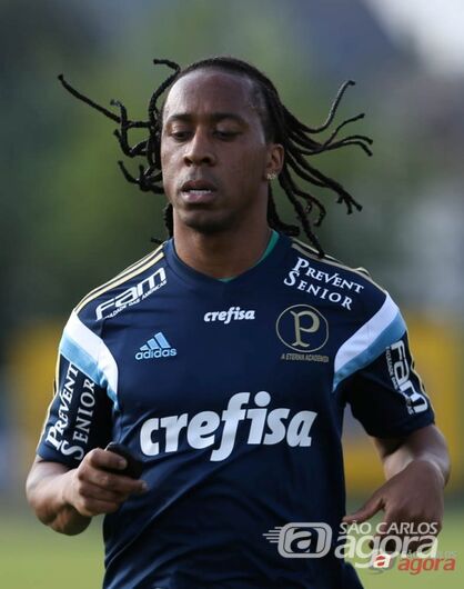 Arouca treina e pode ser a novidade no Palmeiras. Foto: Cesar Greco/Agência Palmeiras/Divulgação - 