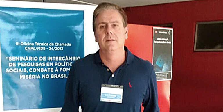 O diretor do CCN, Manoel Almeida destacou a importância da divulgação do projeto no evento. Foto: Divulgação -