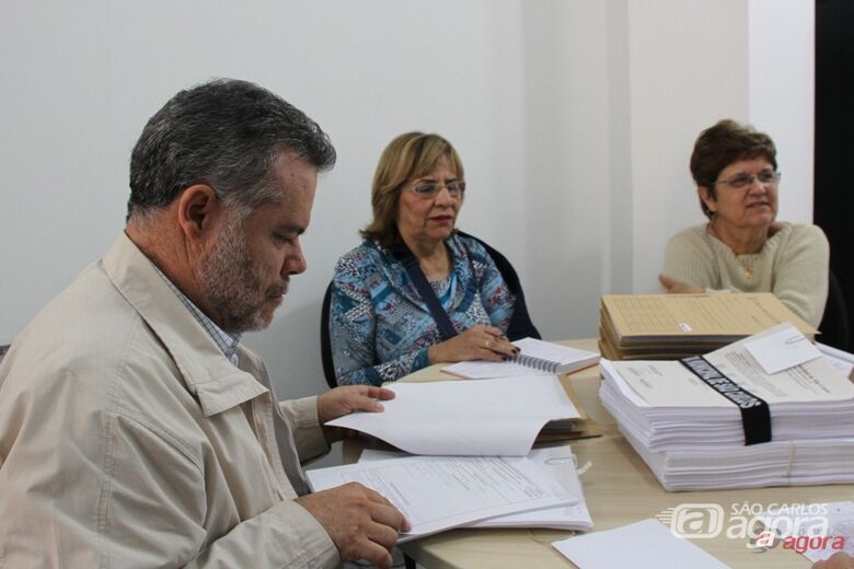 Vereadores Lineu Navarro, Cidinha do Oncológico e Laíde Simões. (Assessoria de Imprensa CMSC) -