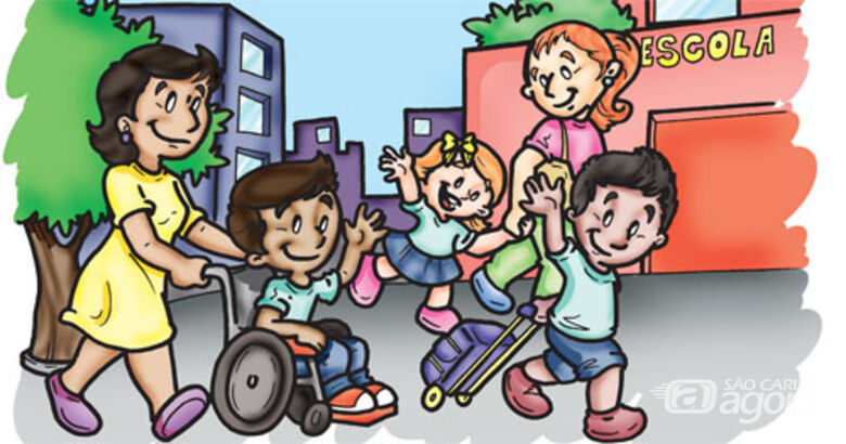 Garantia de vaga para criança deficiente em escola mais próxima combate evasão escolar. (Divulgação Assessoria Julio Cesar) - 
