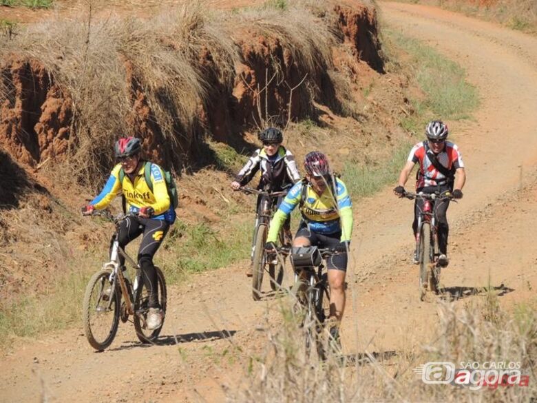 Qualidade de vida e muita adrenalina no cicloturismo realizado sábado. Foto: Divulgação - 