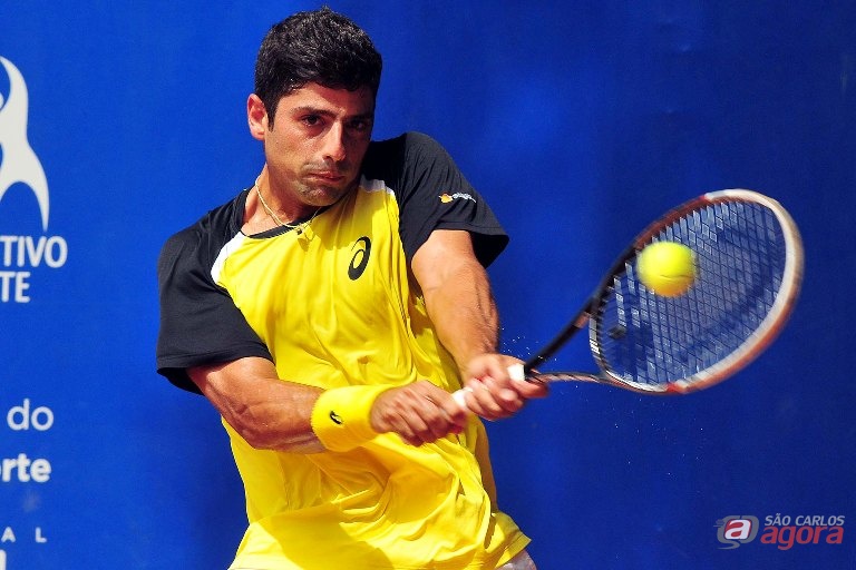 O cabeça de 6 do quali na Alemanha, Tiago Lopes, 469º da ATP, estreia contra o alemão Julian Lenz, 716º do mundo. Foto: João Pires/Foto Jump -