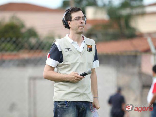 Rafael: “Desejo muita força, muita garra, muita fé, muito trabalho e muito entusiasmo a todos do São Carlos FC”. Foto: Divulgação -
