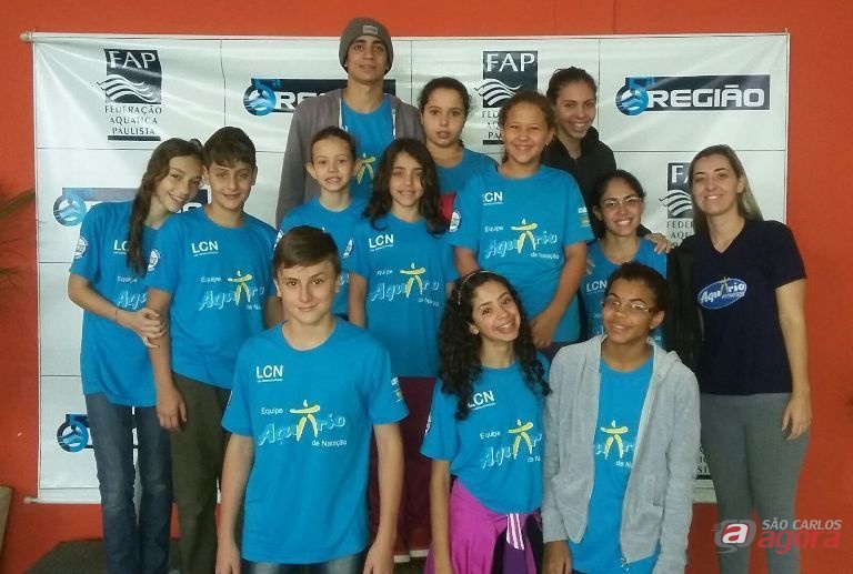 Equipe são-carlense comemora a conquista de medalhas em Jaboticabal. Mais uma etapa concluída com êxito. Foto: Divulgação -