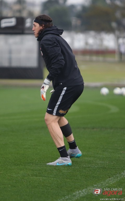 “Nas próximas duas partidas, precisamos de seis pontos, se quisermos almejar o título”, disse Cássio. Foto: agenciacorinthians.com.br -