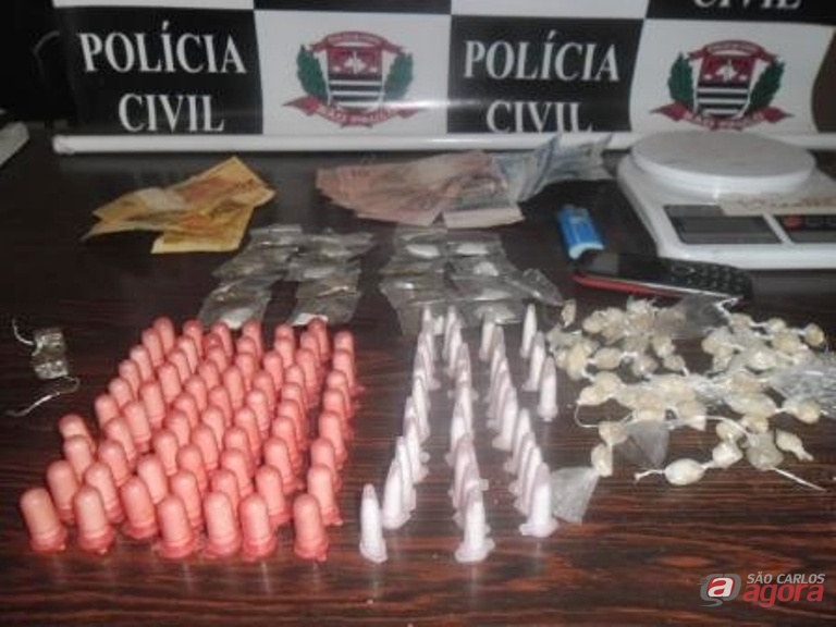 Menor iria comercializar uma grande quantidade de drogas. Fotos: Osni Martins -
