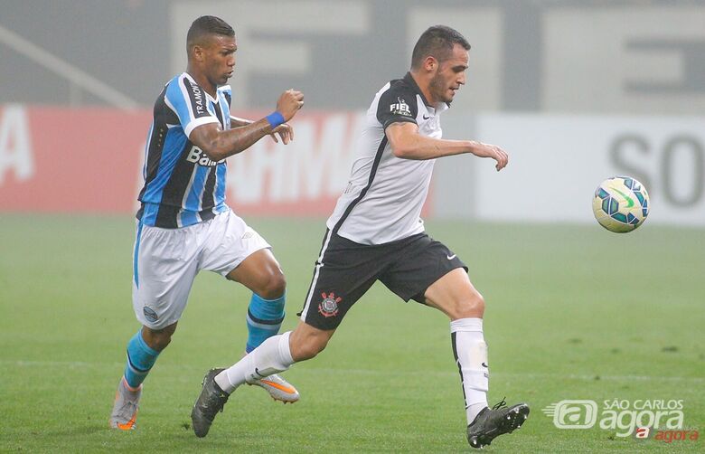 Renato Augusto marcou o gol do empate corintiano. Foto: Agência Corinthians - 