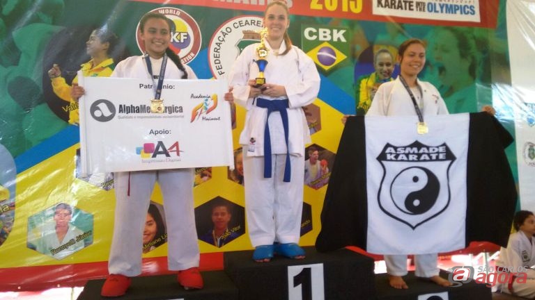 Em sua categoria, Gabi Seppe conquistou a medalha de ouro. Foto: Divulgação -