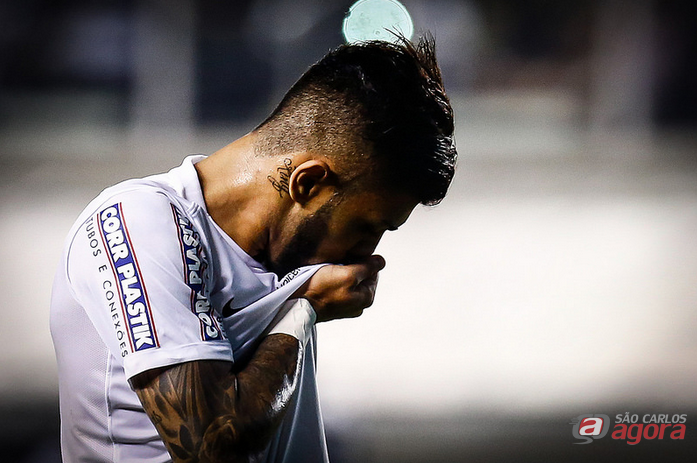 Gabriel teve uma boa atuação e fez o primeiro gol da partida. Foto: Ivan Storti/Santos FC -