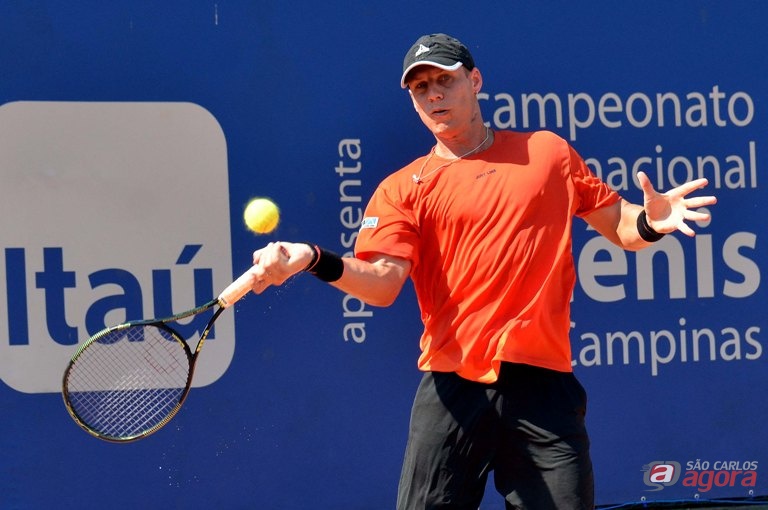 Ricardo Hocevar derrotou Asdrubal Gobernate, por 6/4 e 6/0. Foto: João Pires/FotoJump -