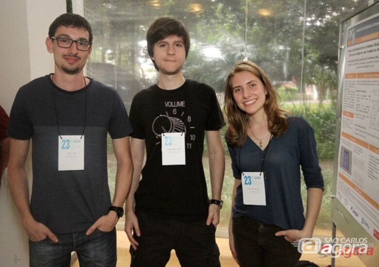 Rodrigo, Eduardo e Elisa são autores de três dos projetos selecionados. Foto: Henrique Fontes - 