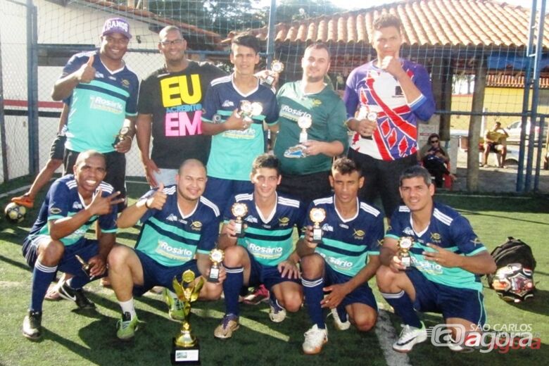 Equipe é a atual bicampeã do futebol society. Foto: Gustavo Curvelo/Divulgação - 