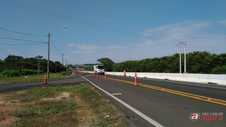 Obras de duplicação paralisadas na SP-318: vereador Roselei busca retomada dos serviços. Foto: Divulgação -