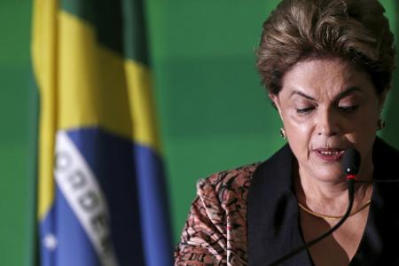 Presidente Dilma Rousseff em entrevista coletiva no Palácio do Planalto, em Brasília. Reuters/Ueslei Marcelino -