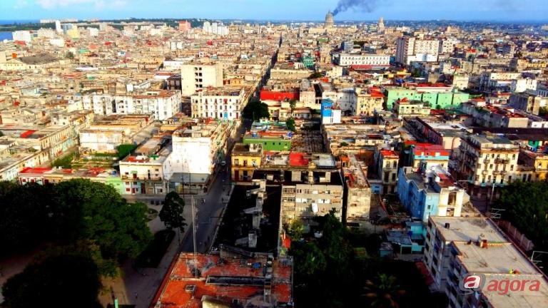 Bairro de Vedado, em Havana, vista do alto de um prédio. Foto: David C. Fugazza -