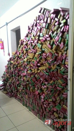 Maconha que foi apreendida pela polícia. -