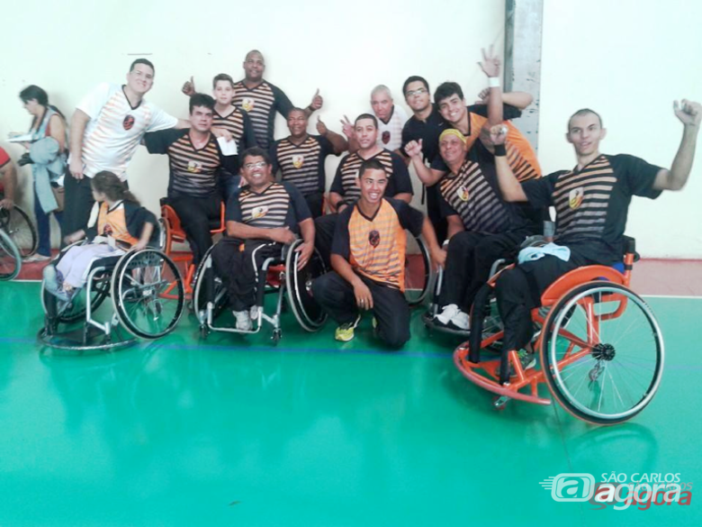 Equipe de Handebol em Cadeira de Rodas participa de várias competições no País. Foto: Proafa - 