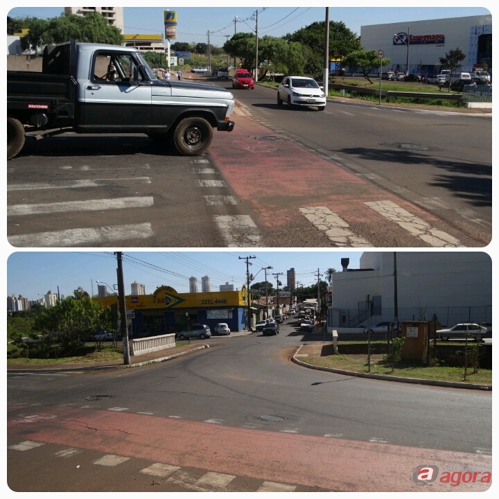 Foto: Julio Cesar cobra providências na sinalização de cruzamentos da Avenida Comendador Alfredo Maffei (assessoria do vereador) -