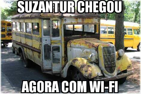 Nova empresa de ônibus virou motivo de chacota na internet. -
