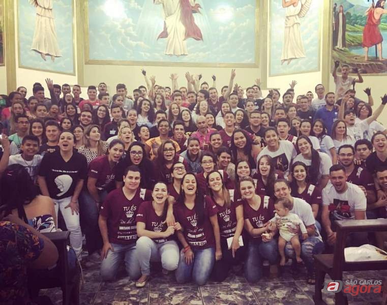 São-carlenses participam do 13º Encontro de Jovens -