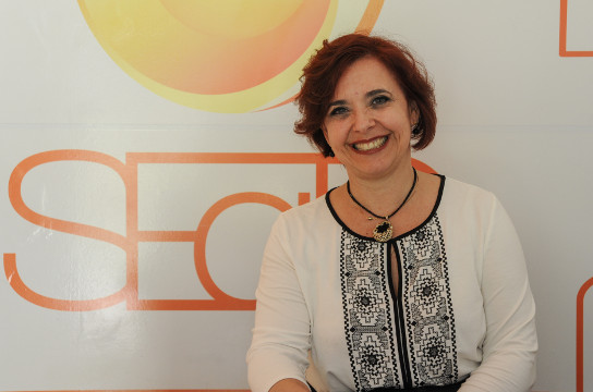 Denise é docente da UFSCar desde 1994. Foto Letícia Longo -