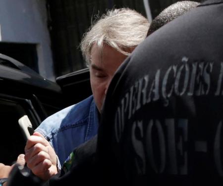 Eike Batista chega ao presídio Ary Franco, no Rio de Janeiro. Foto: Reuters/Ueslei Marcelino -