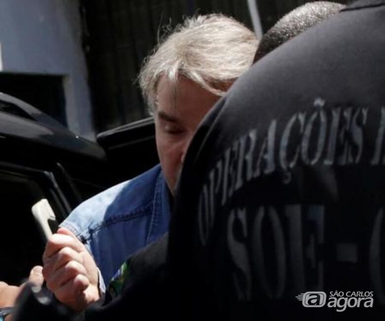 Eike Batista chega ao presídio Ary Franco, no Rio de Janeiro. Foto: Reuters/Ueslei Marcelino - 