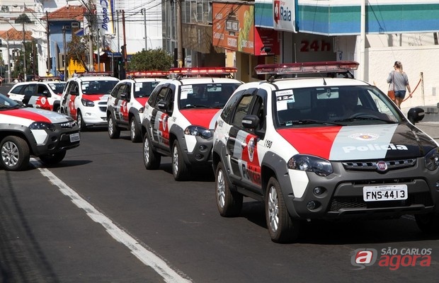 Foram entregues 197 viaturas para três regiões do estado. (foto Mauricio Duch/Folha Região) -