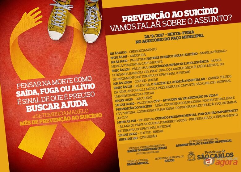 Prefeitura faz conscientização sobre a prevenção do suicídio -